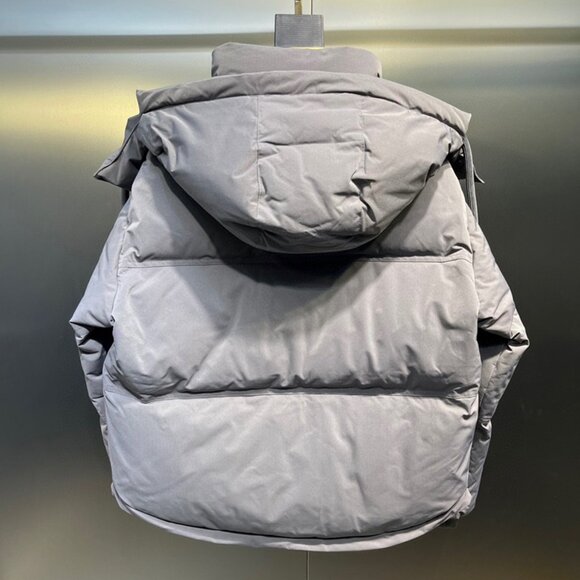 Ami Paris Grey Hooded Jacket - Picture 5 of 9